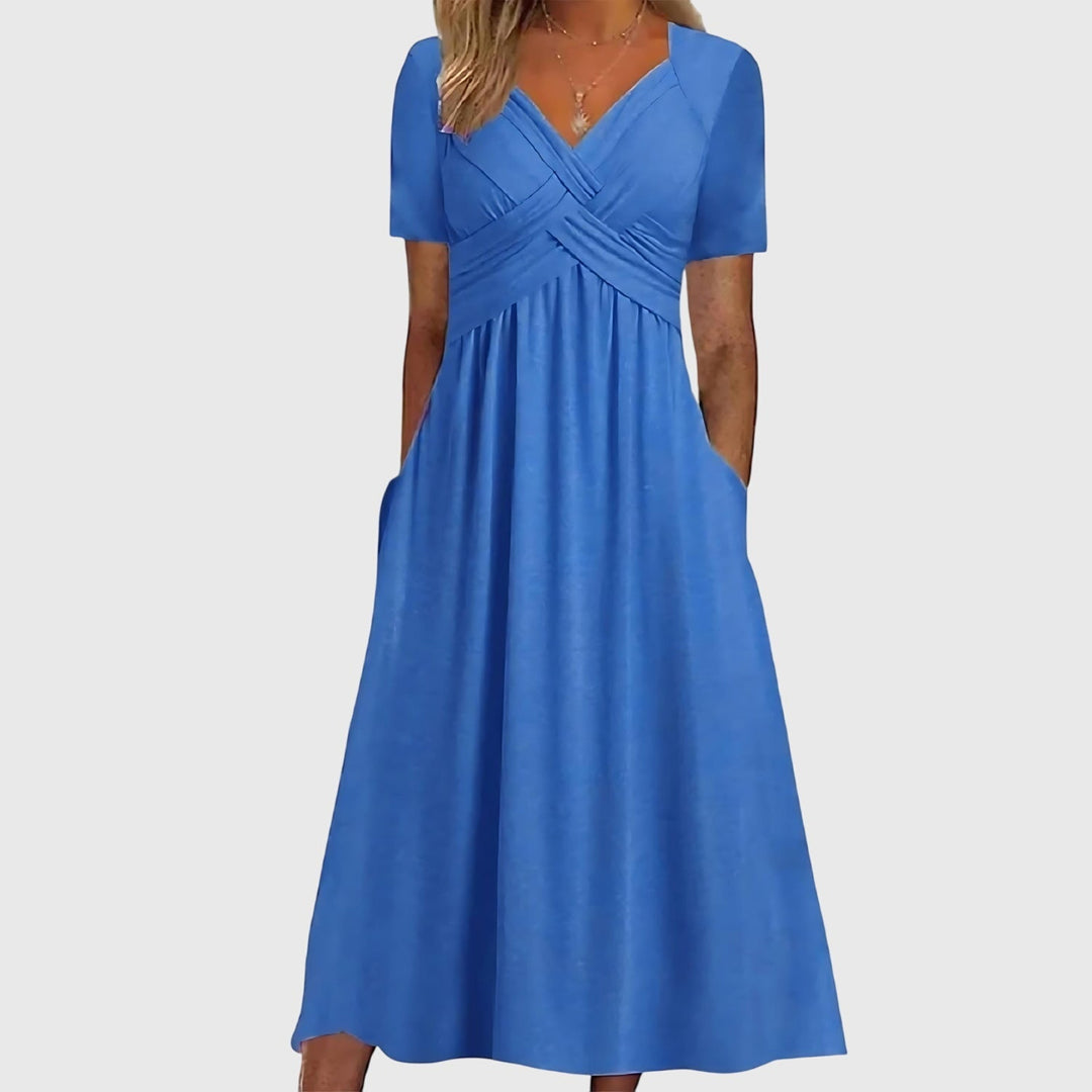 Viora | Elegant, Flattering &amp; Comfortable Midi Dress 1
