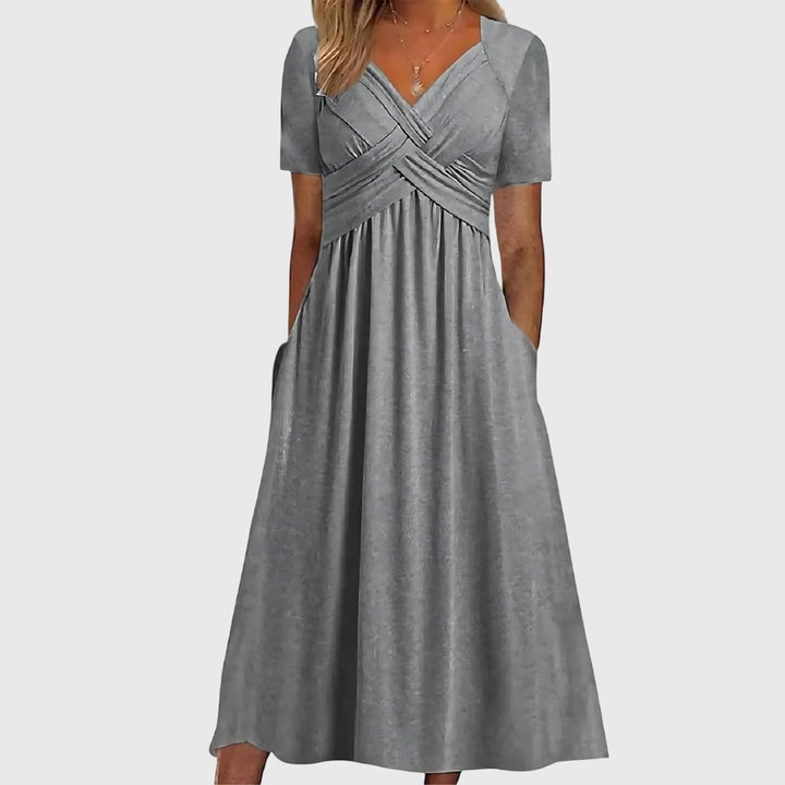 Viora | Elegant, Flattering &amp; Comfortable Midi Dress 2