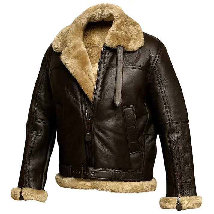 Vortex | Comfortable Bomber Style Men's Leather Jacket 1