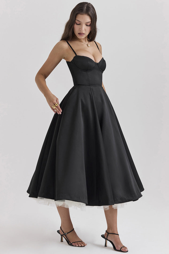 Vylara | Romantic High-Low Midi Summer Dress 3