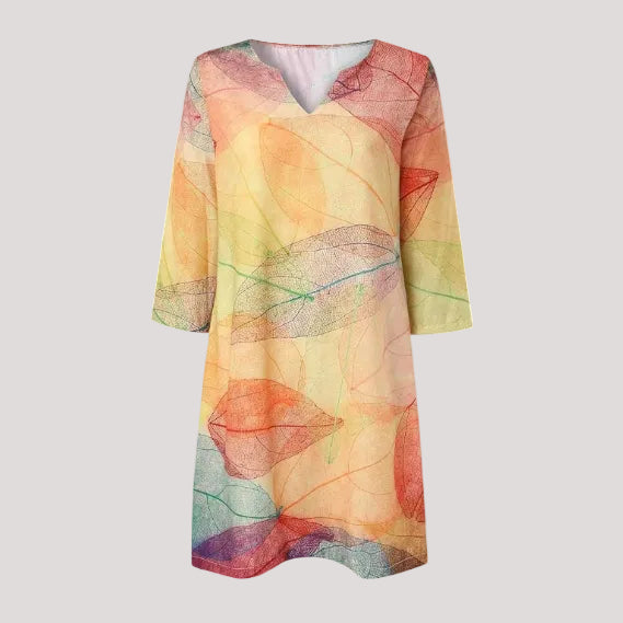 Waverly | Botanical Print Loose Fit Women’s Dress - Comfortable Summer Dresses 1