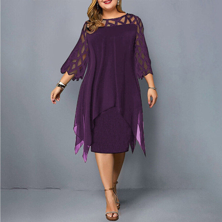 Wendy | Plus Size Formal Dresses – Elegant, Comfortable & Versatile Midi Dress 1