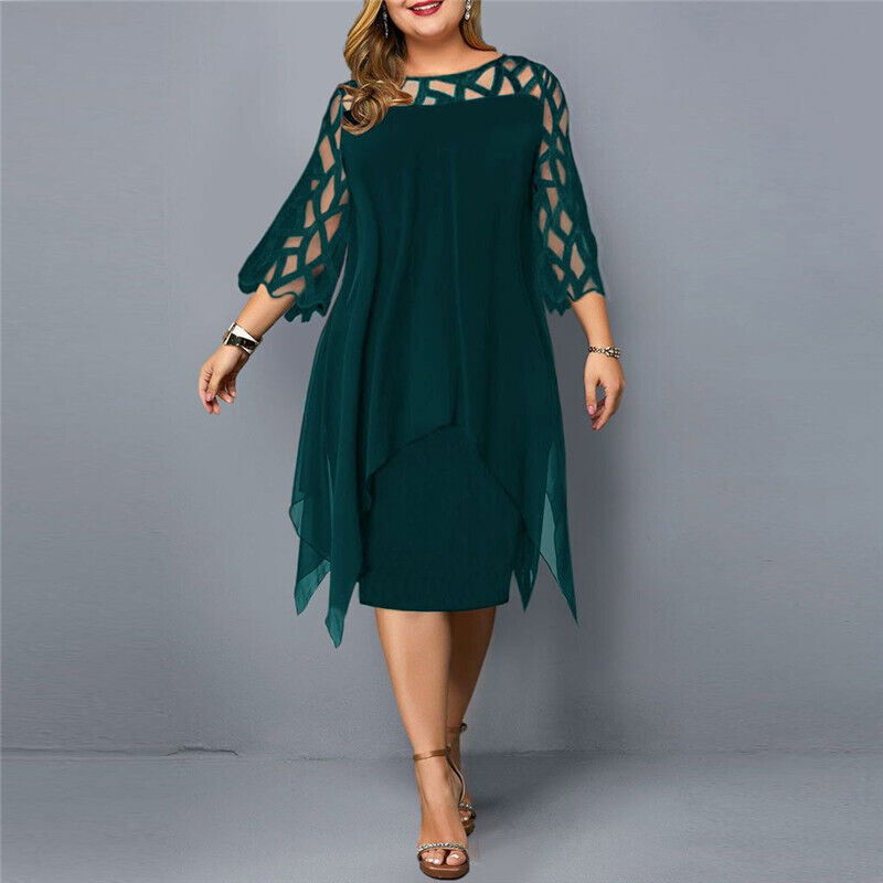 Wendy | Plus Size Formal Dresses – Elegant, Comfortable & Versatile Midi Dress 6