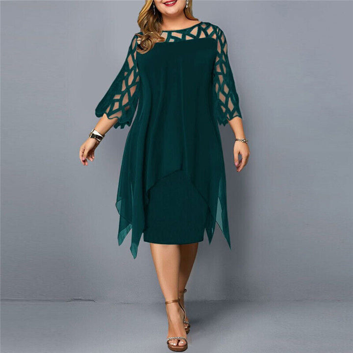 Wendy | Plus Size Formal Dresses – Elegant, Comfortable & Versatile Midi Dress 6