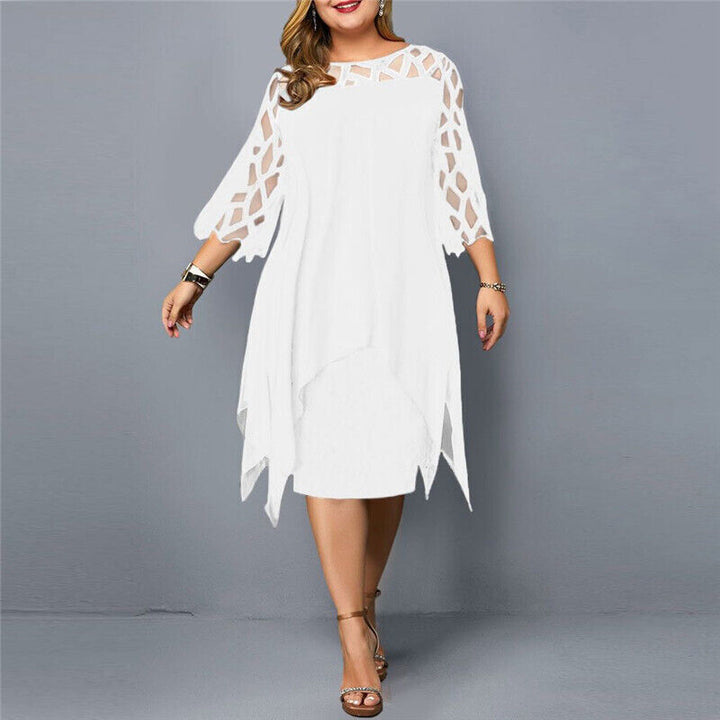 Wendy | Plus Size Formal Dresses – Elegant, Comfortable & Versatile Midi Dress 9
