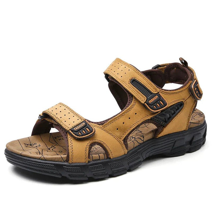 William | Men's Orthopedic Comfortable Sandals Velcro Leather Open-Toe 2