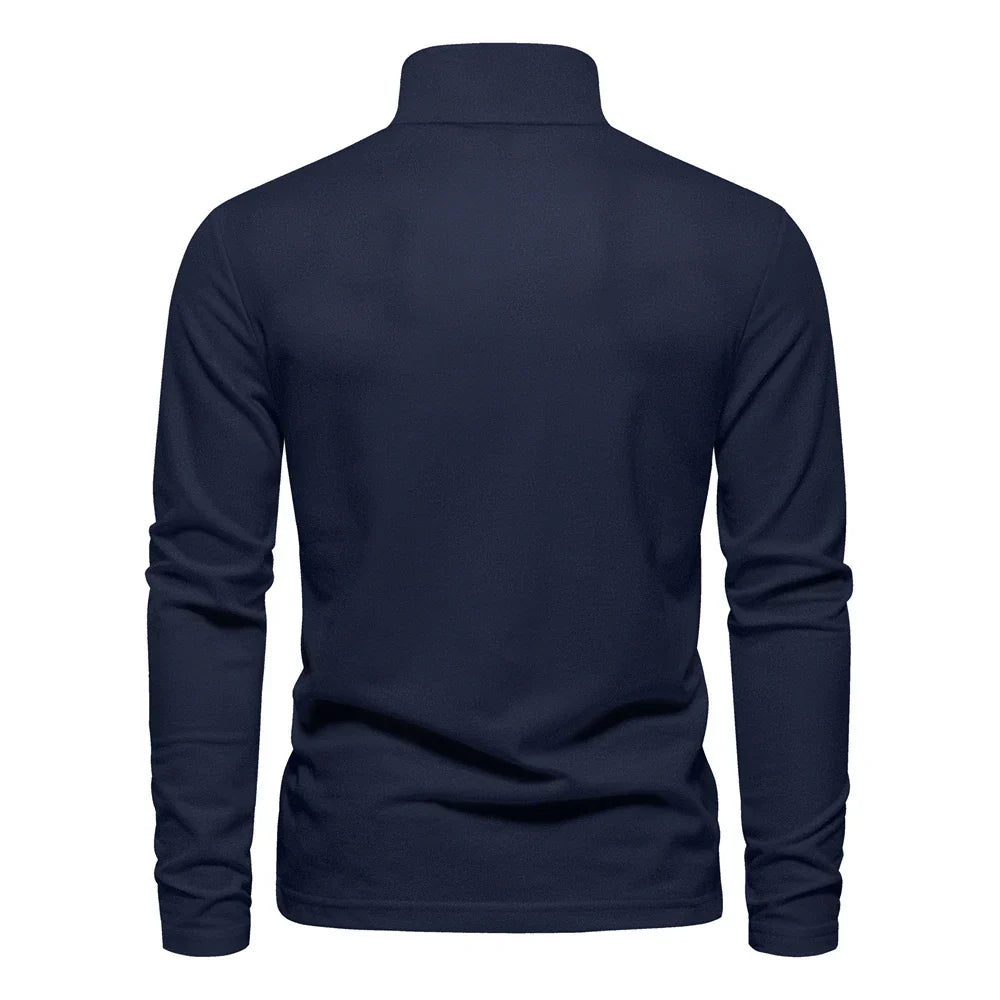 William | Timeless & Comfortable Long Sleeve Polo Shirt 3