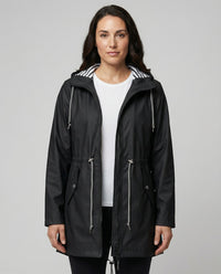 Sienna | Cappotto con cappuccio leggero e impermeabile da donna