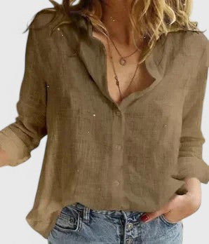 Wynne | Elegant Floral Print Long Sleeve Blouse for Women - Relaxed Fit &amp; Versatile Style 10