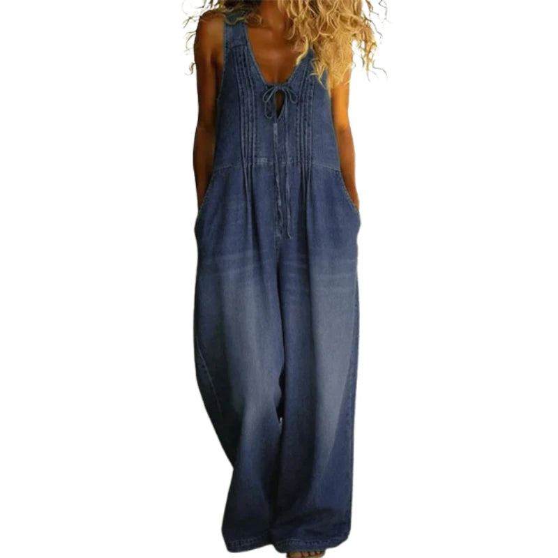 Yezzi | Casual, Stylish &amp; Comfortable Women's Denim Jumpsuit 5