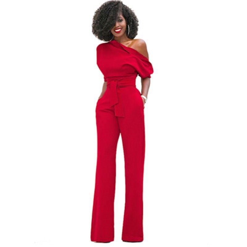 Zara | Elegant Off Shoulder Black Jumpsuit for Women – Wide Leg & Comfortable Style 1