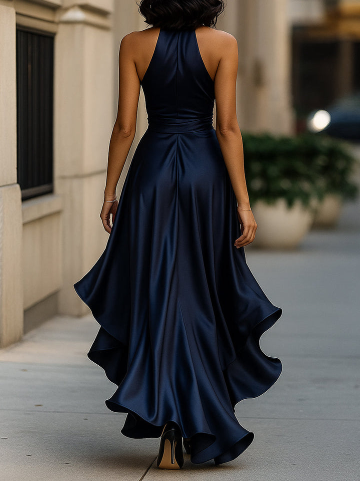Zelina | Elegant Wrap Evening Maxi Dress 4
