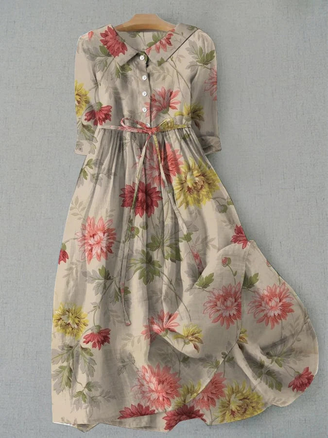 Zelina | Vintage Lace-Up Women’s Dress 0