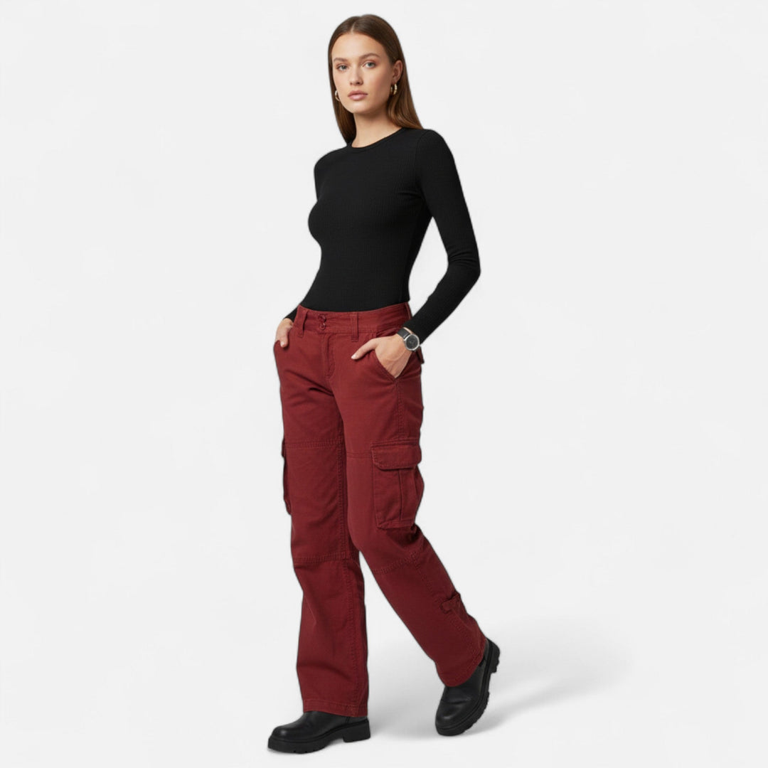 Zirelle | Women’s Cotton Cargo Pants 1