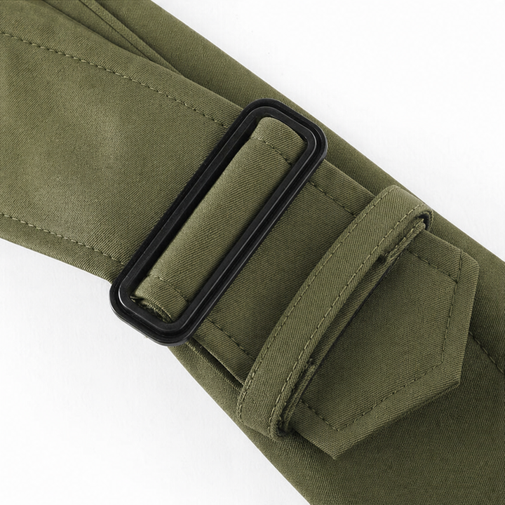 Mayfield | Long Trench Coat – Double-Breasted Stylish Layer