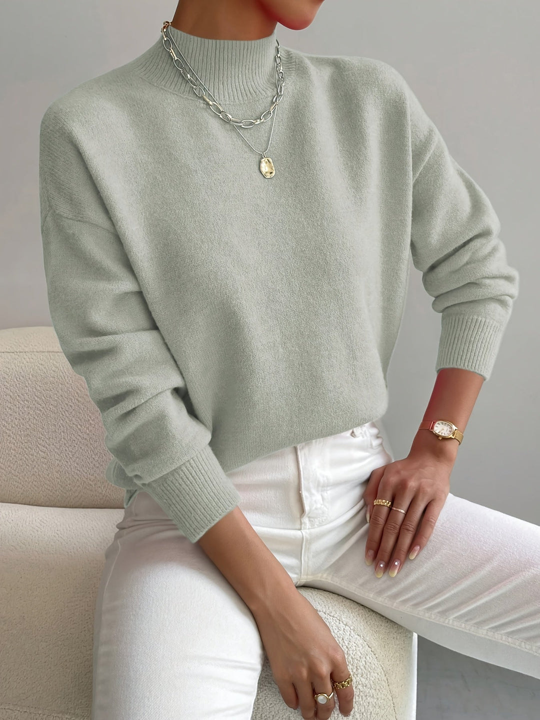 Charlotte | Eleganter und gemütlicher Rollkragenpullover