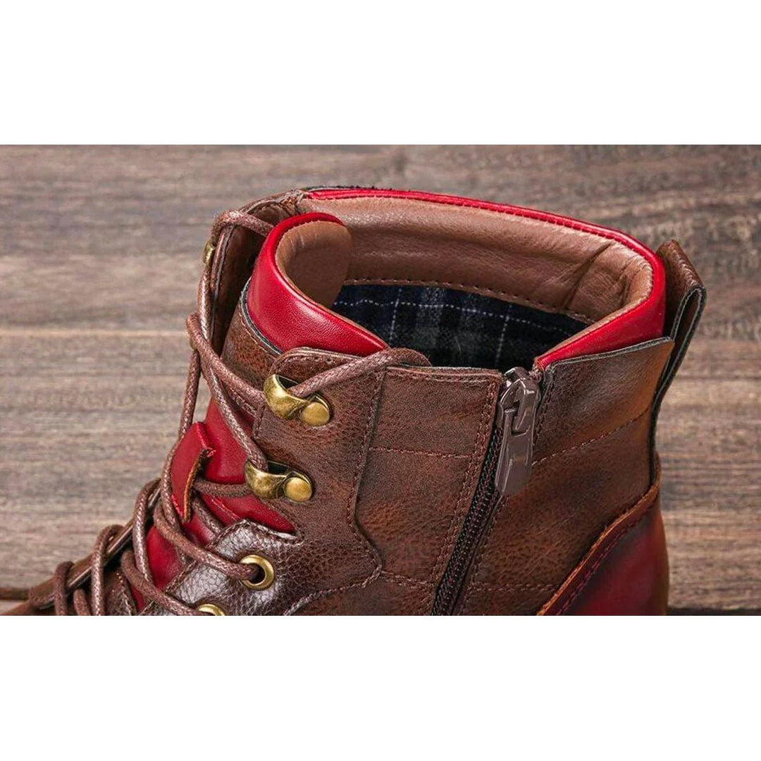 Sebastian | Elegante Herren-Oxford-Stiefel aus echtem Leder