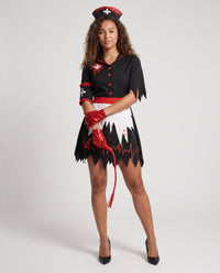 Nadia | Blood-Splatter Scary Nurse Halloween Costume