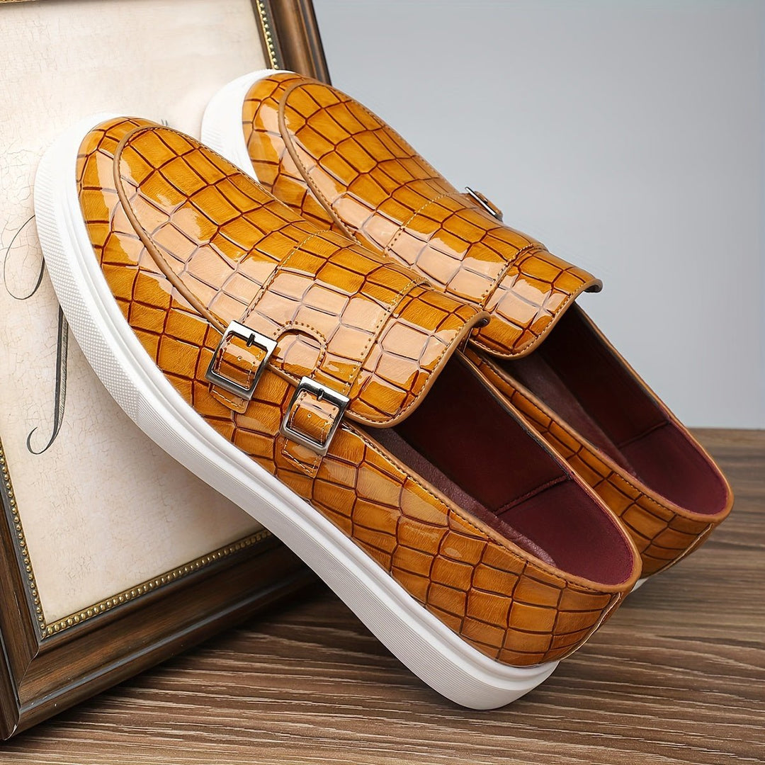 Xavier | Textured Loafers – Stylish Slip-On Design for Men