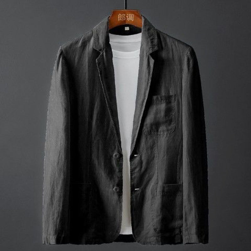Oliver | Blazer elegante in lino sartoriale