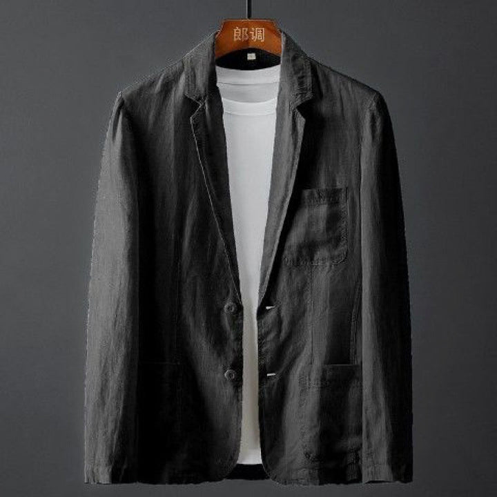 Oliver | Blazer elegante in lino sartoriale
