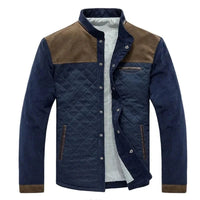 Simon | Rugged Quilted Jacket with Contrast Panels