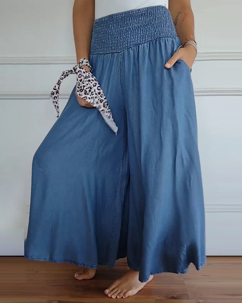 Charlotte | Zeitlos elegante Alltagshose mit weitem Bein