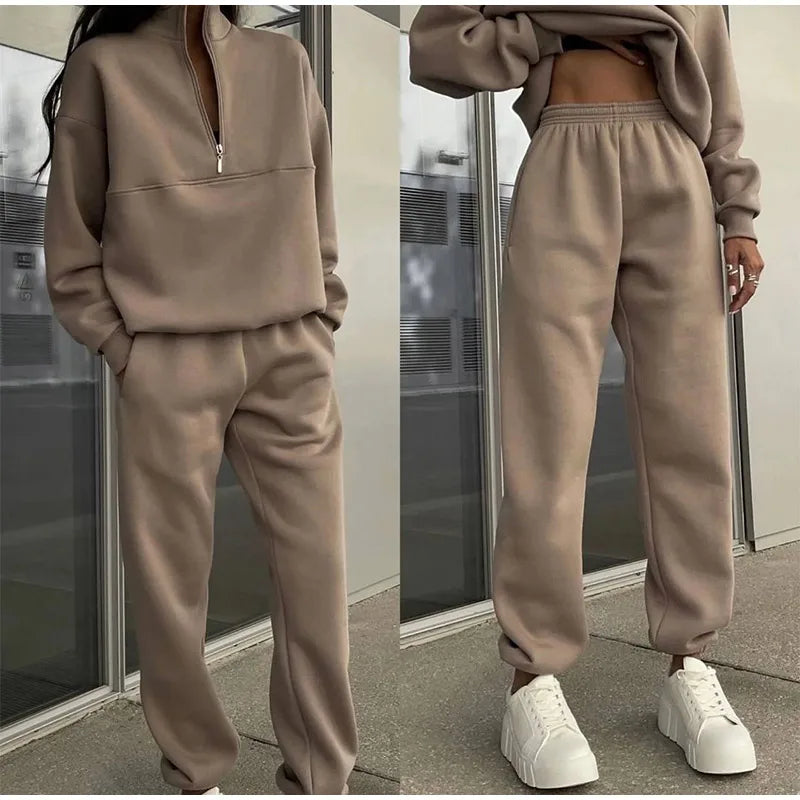 Elowen | Lässiges und schickes zweiteiliges Lounge-Set mit hoher Taille