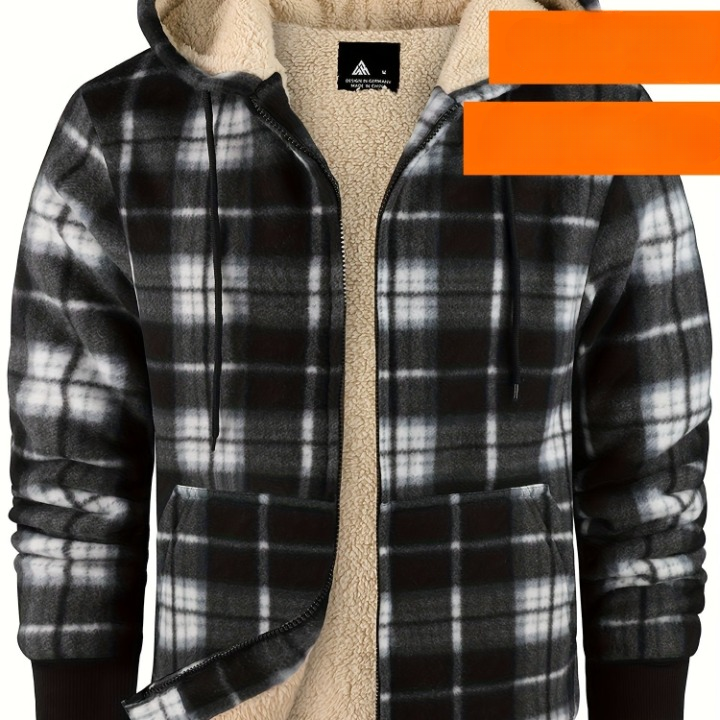 Tristan | Bequeme und robuste Holzfällerjacke mit Reißverschluss und Kapuze