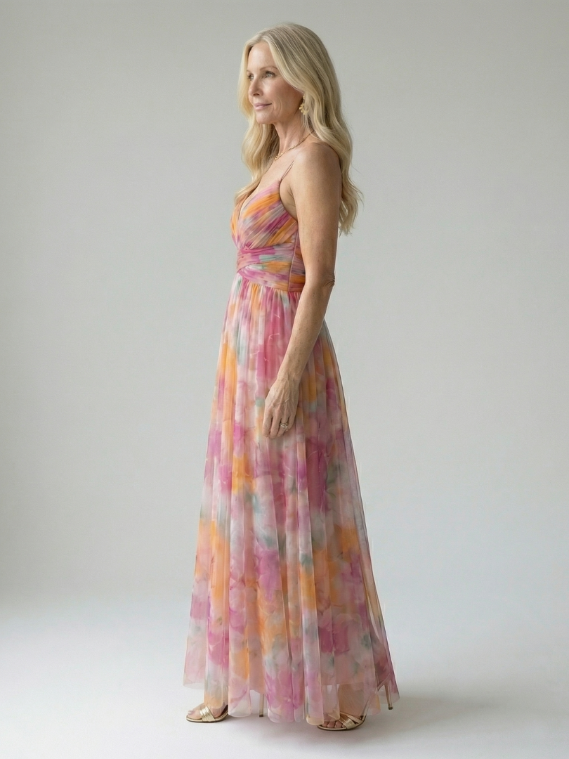 Isel | Maxi Dress – Soft Wrap Style for Women