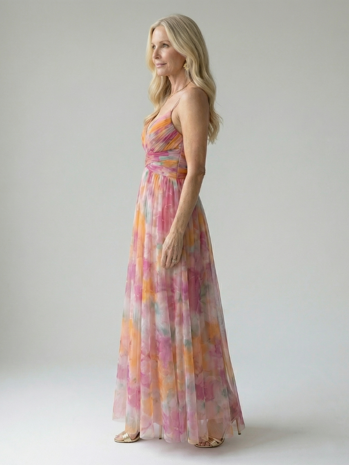 Isel | Maxi Dress – Soft Wrap Style for Women