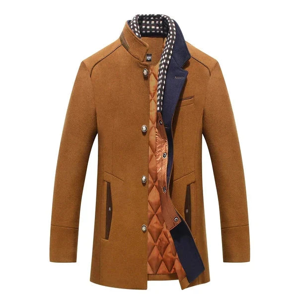 Ferdinand | Winter Wool Coat – Elegant and Warm for Men