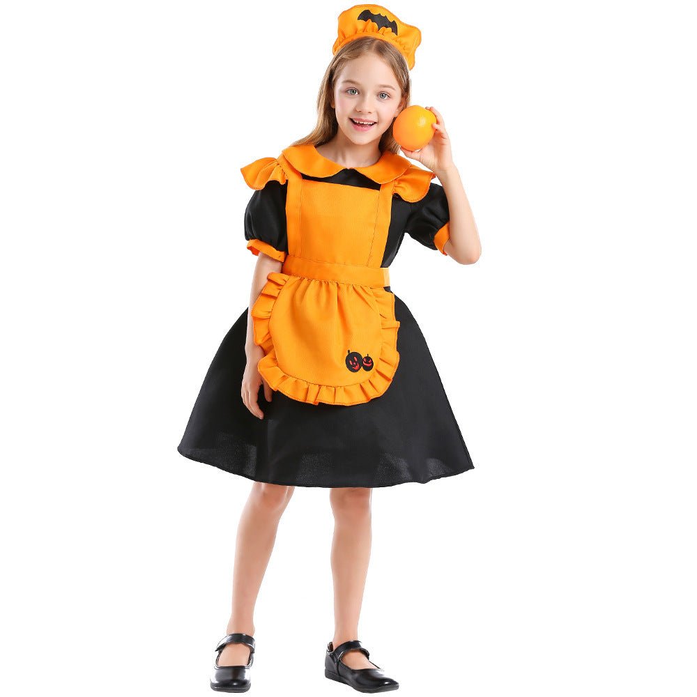 Drune | Pumpkin Fairy Costume – Charming Design for Kids