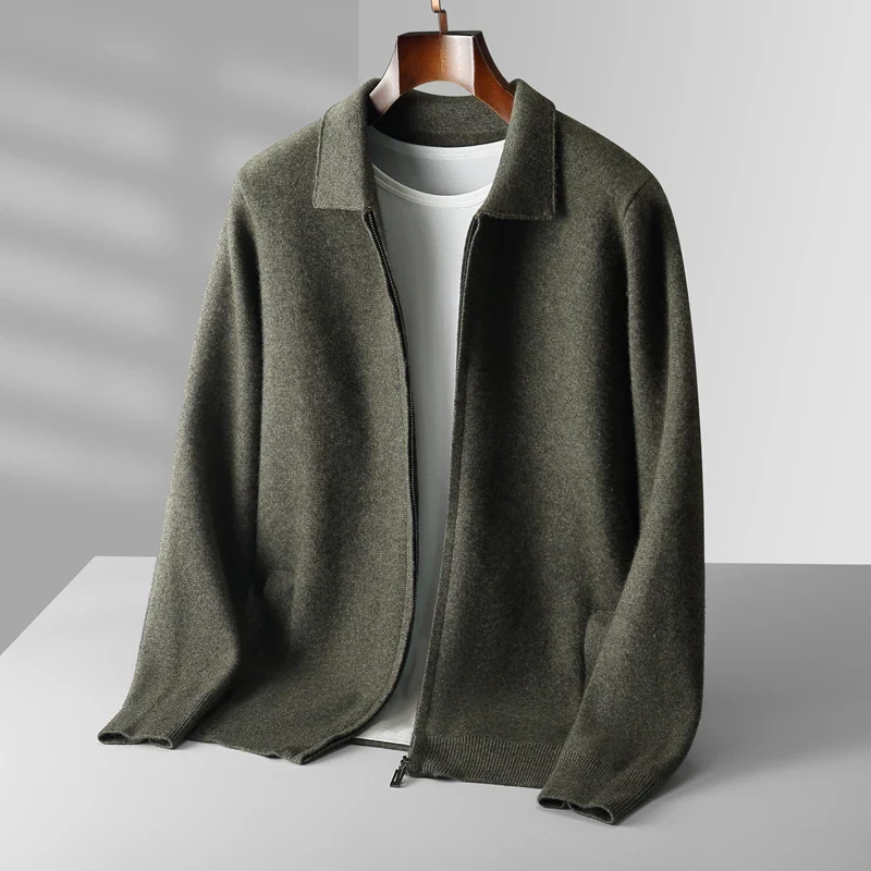 Oliver | Stilvolle und vielseitige Herren-Strickjacke mit durchgehendem Reißverschluss