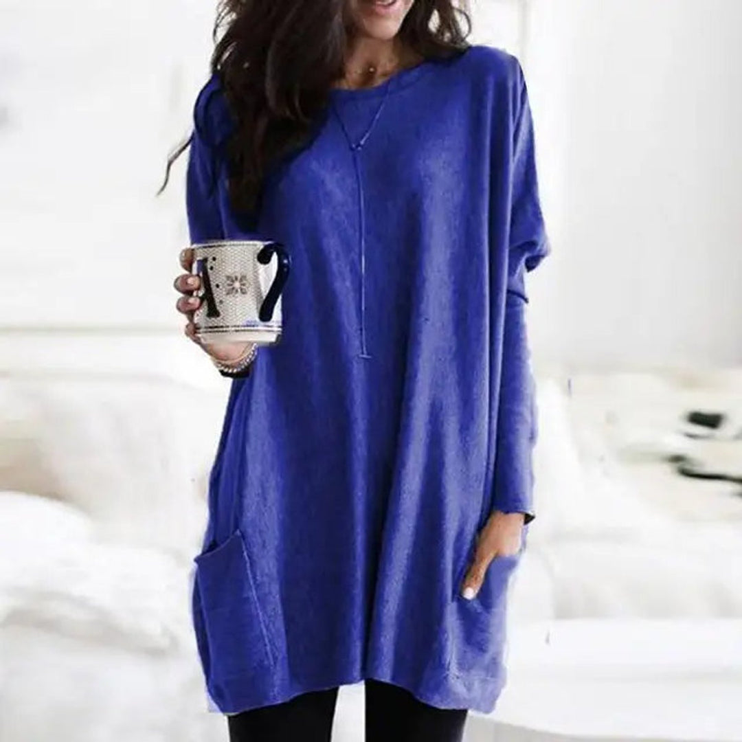 Harper | Gemütlicher, oversized Tunika-Pullover mit Taschen