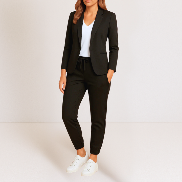 Chloe | Classic Polished Blazer and Jogger Set