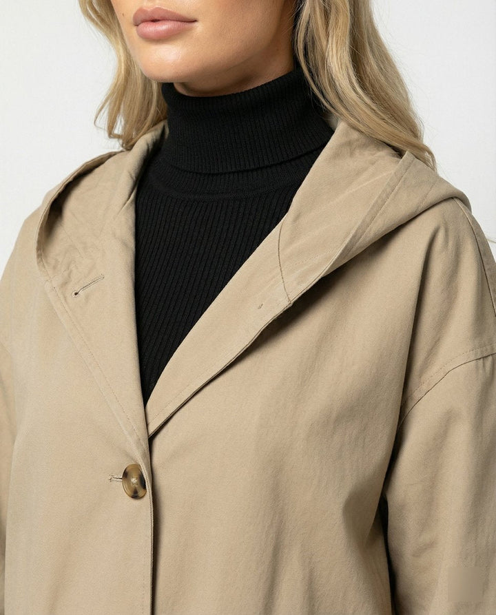 Harper | Elegante und schützende lange wasserdichte Jacke