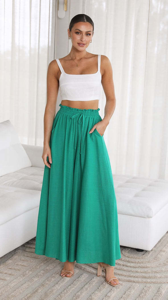 Victoria | Luftige Sommer-Palazzohose mit weitem Bein