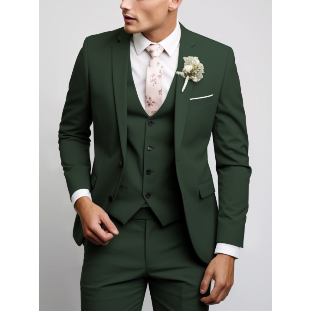 Brax | Wedding Guest Suit – Slim Fit 3-Piece Set for Men