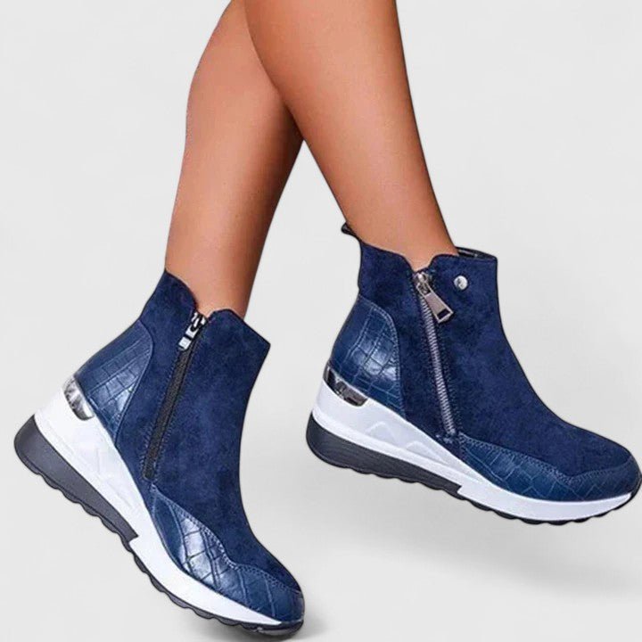 Charlotte | Stivaletti ortopedici con zeppa, eleganti e confortevoli