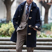 Henry | Schwerer Winter-Trenchcoat mit Kapuze
