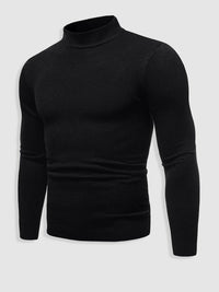 Daniel | Klassischer, schmal geschnittener Baumwoll-Rollkragenpullover