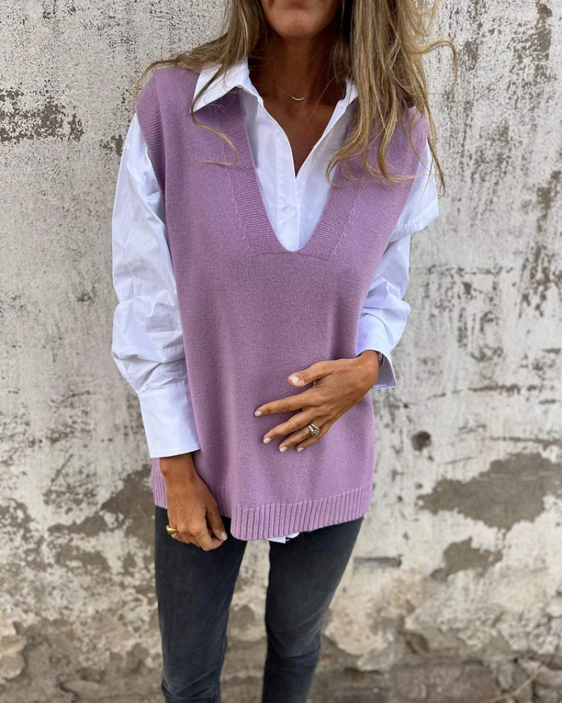 Mary | Classic Style Everyday Knit Vest