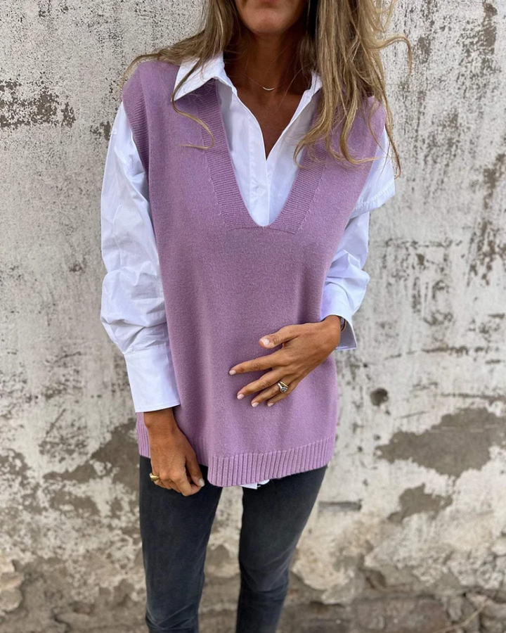 Mary | Classic Style Everyday Knit Vest