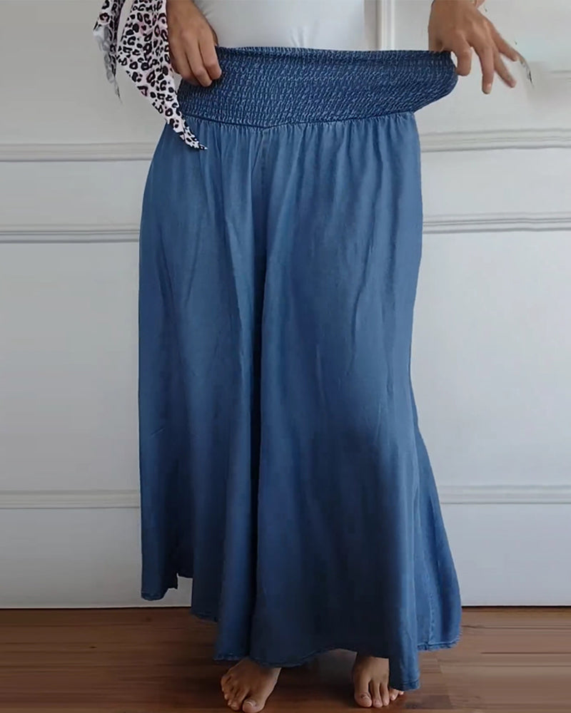 Charlotte | Zeitlos elegante Alltagshose mit weitem Bein