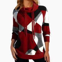 Maya | Modern And Stylish Color Block Hoodie