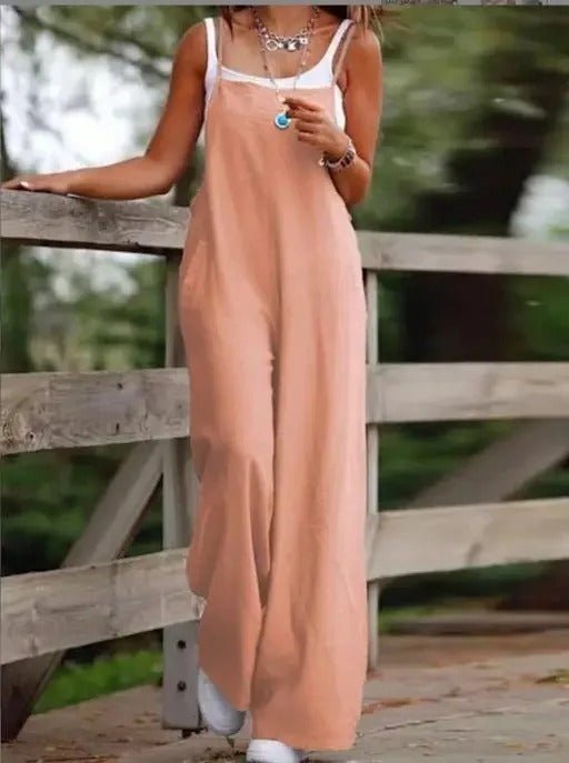 Elfriede | Wide-Leg Jumpsuit for Women with Adjustable Straps