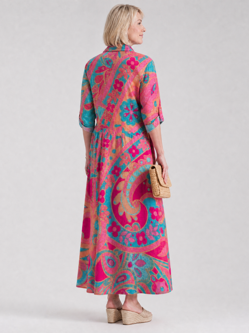 Klera | Midi Dress – Colorful Printed Design for Everyday Wear