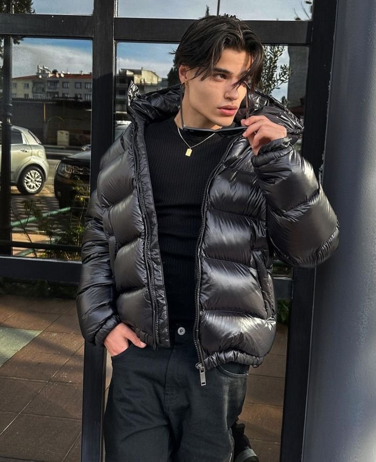 Drune | Puffer Jacket – Modern Hooded Design for Men