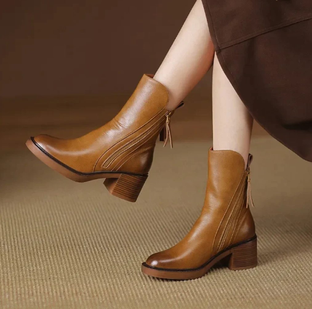 Freya | Stivaletti in pelle che valorizzano il tuo look quotidiano